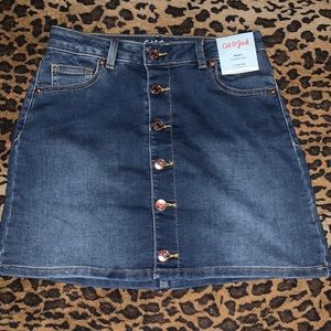 Cat and Jack jean skirt in size 12 for kids